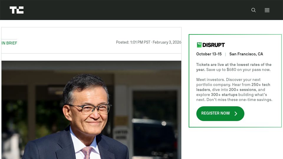 Screenshot of techcrunch.com: Intel will start making GPUs