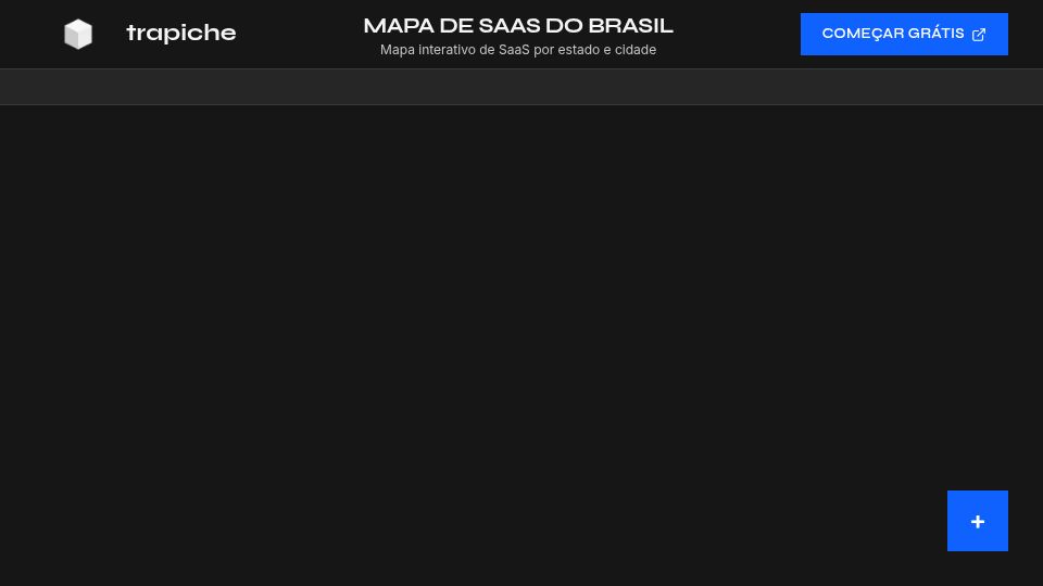 Screenshot of saas-map.ssr.trapiche.cloud: Brazilian Micro-SaaS Map