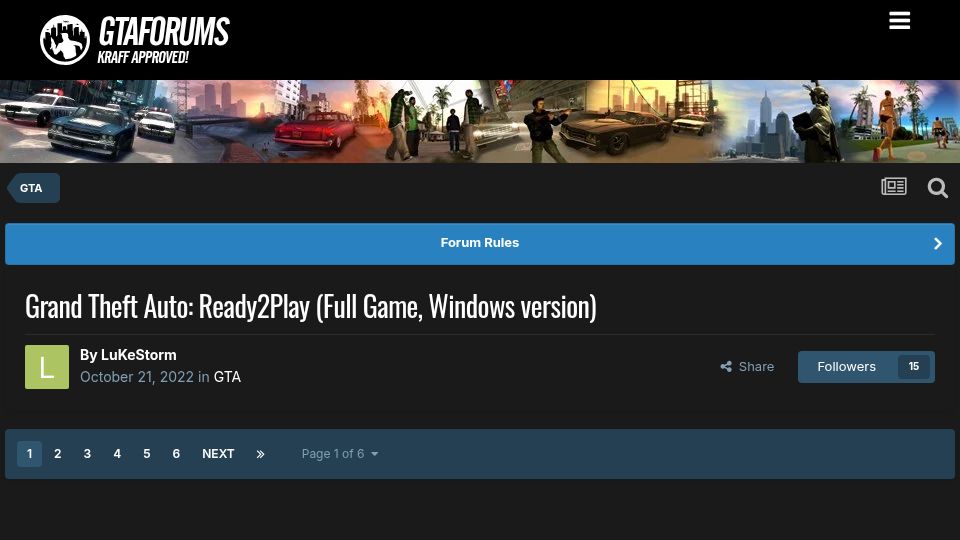 Screenshot of gtaforums.com: A GTA modder has got the 1997 original working on modern PCs and Steam Deck