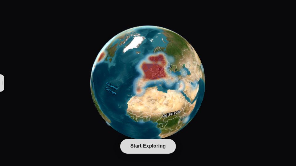 Screenshot of washere.live: Show HN: I Was Here – Draw on street view, others can find your drawings