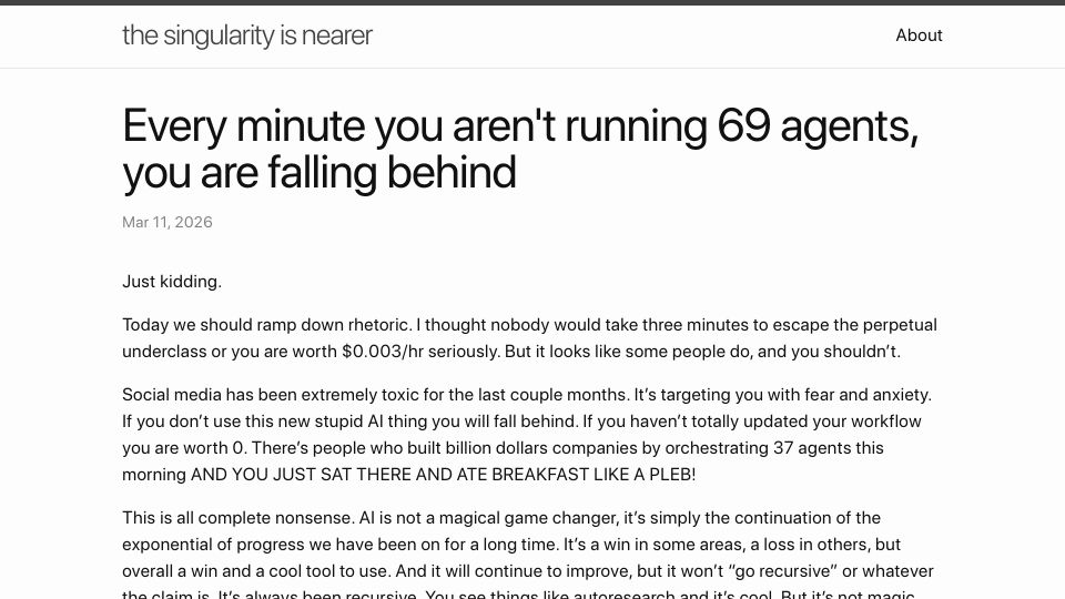 Screenshot of geohot.github.io: Create value for others and don’t worry about the returns