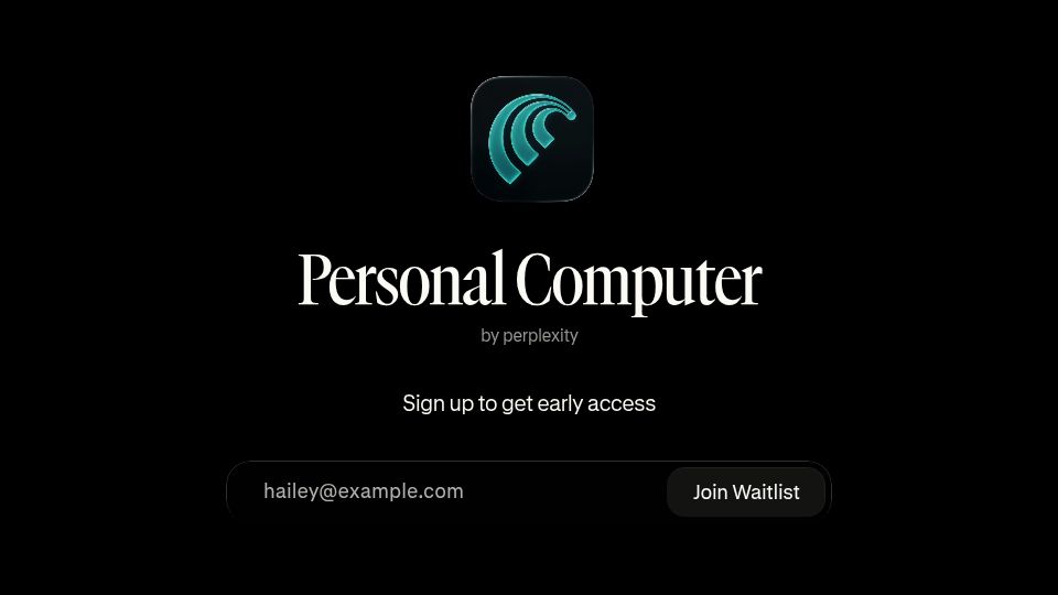Screenshot of perplexity.ai: Personal Computer by Perplexity