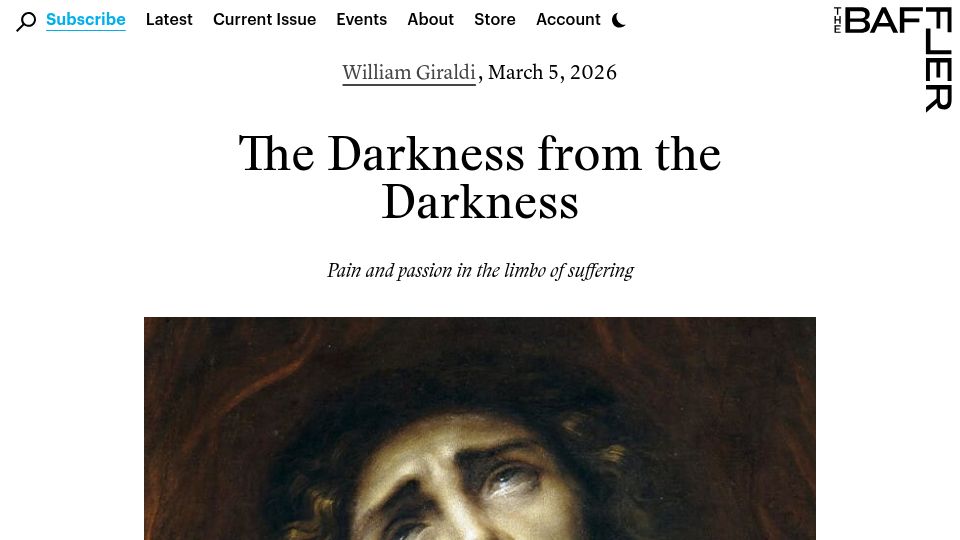 Screenshot of thebaffler.com: The Darkness from the Darkness
