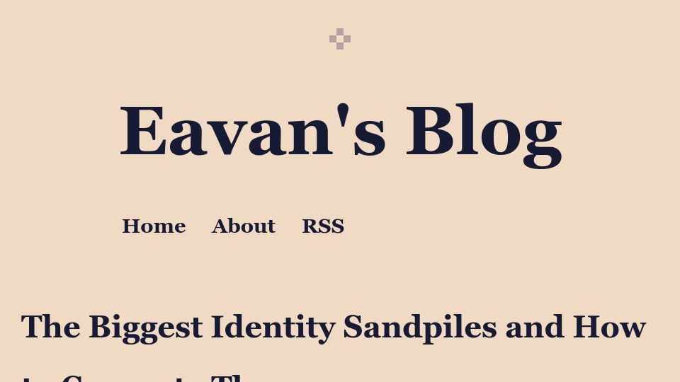 Screenshot of eavan.blog: The Biggest Identity Sandpiles and How to Compute Them