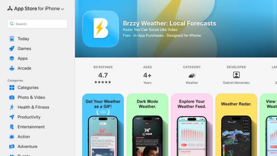 Screenshot of apps.apple.com: I rebuilt a daily habit because the default experience felt broken