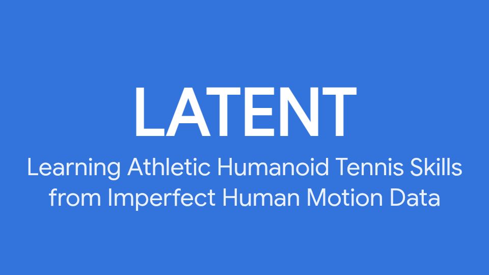 Screenshot of zzk273.github.io: Learning athletic humanoid tennis skills from imperfect human motion data