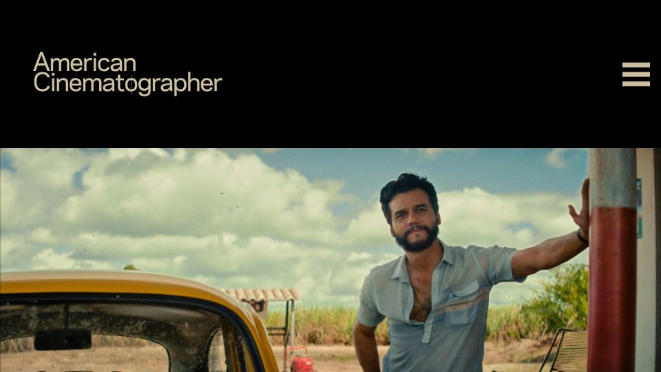 Screenshot of theasc.com: 'The Secret Agent': Exploring a Vibrant, yet Violent Brazil (2025)