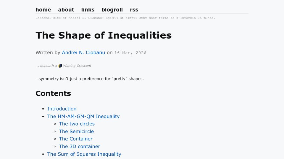 Screenshot of andreinc.net: The Shape of Inequalities