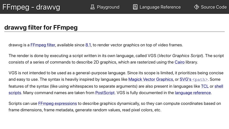 Screenshot of ayosec.github.io: Drawvg Filter for FFmpeg