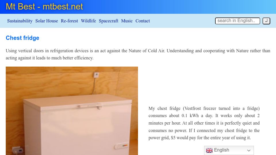 Screenshot of mtbest.net: Chest Fridge (2009)