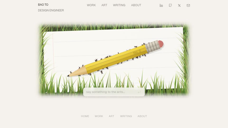 Screenshot of baothiento.com: Ant Chat