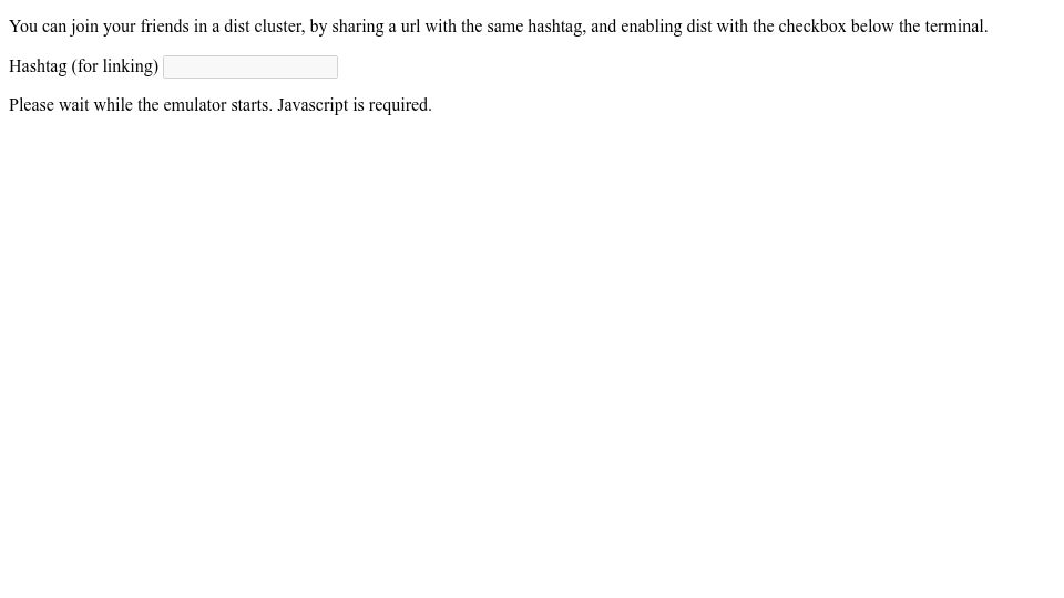 Screenshot of crazierl.org: Show HN: Crazierl – An Erlang Operating System