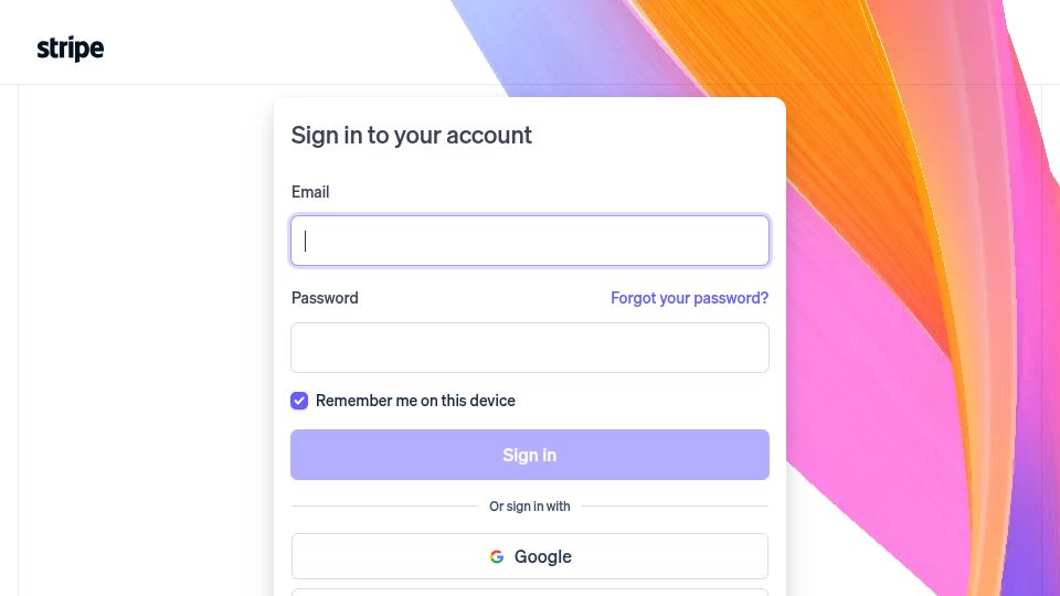 Screenshot of status.stripe.com: Stripe is down