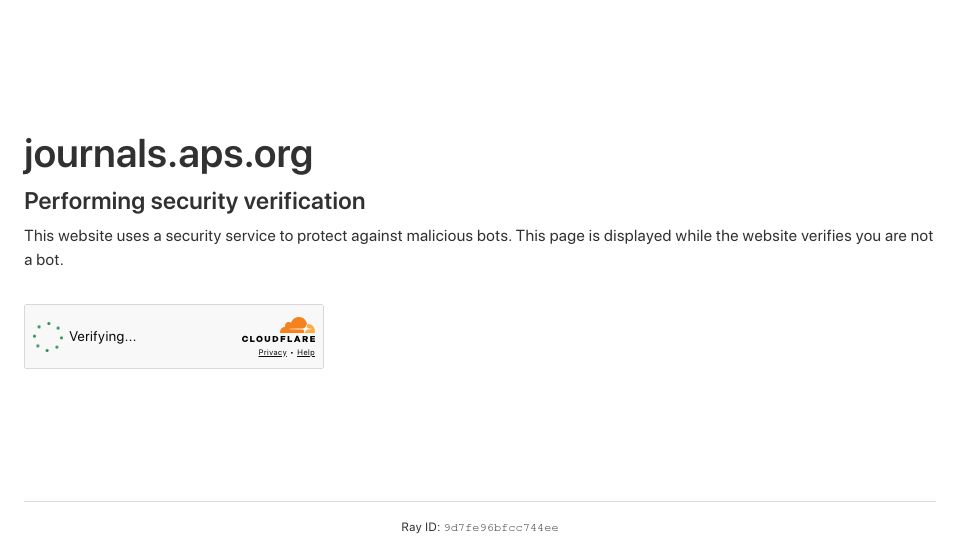 Screenshot of journals.aps.org: Screeching Sound of Peeling Tape