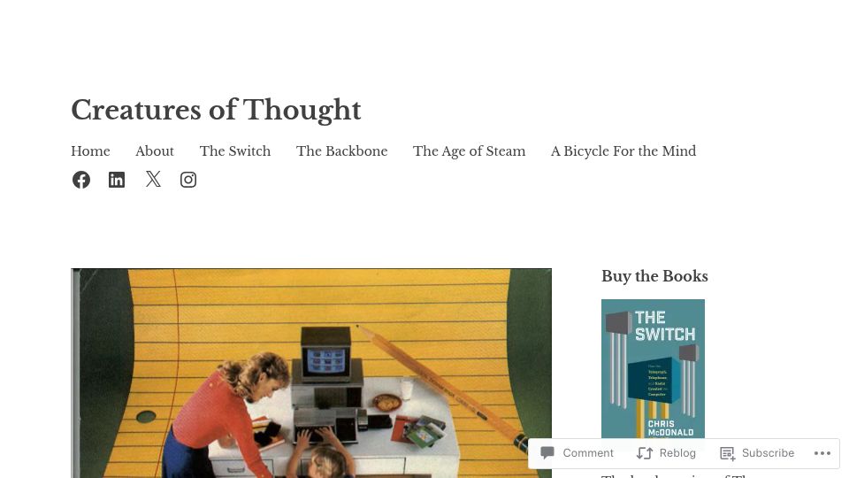 Screenshot of technicshistory.com: The home computer war