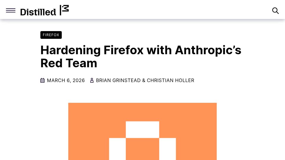 Screenshot of anthropic.com: Hardening Firefox with Anthropic's Red Team