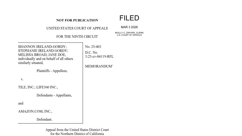 Screenshot of cdn.ca9.uscourts.gov: US Court of Appeals: TOS may be updated by email, use can imply consent [pdf]