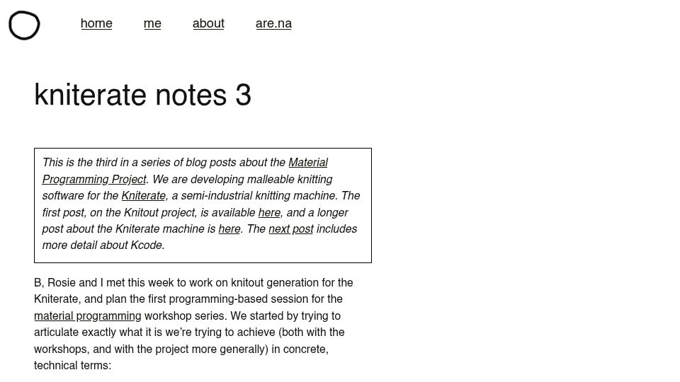 Screenshot of soup.agnescameron.info: Knit File Formats