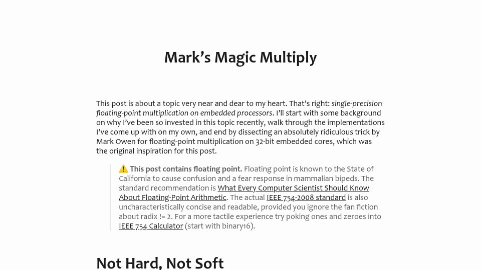 Screenshot of wren.wtf: Mark's Magic Multiply