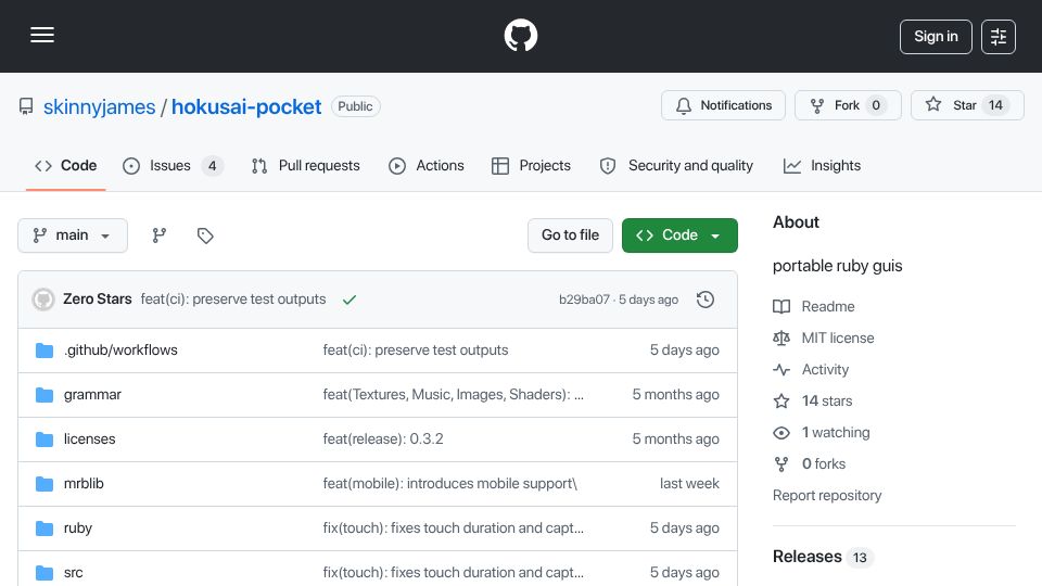 Screenshot of github.com: Show HN: Run GUIs as Scripts