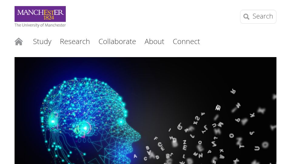 Screenshot of manchester.ac.uk: Study: Back-to-basics approach can match or outperform AI in language analysis