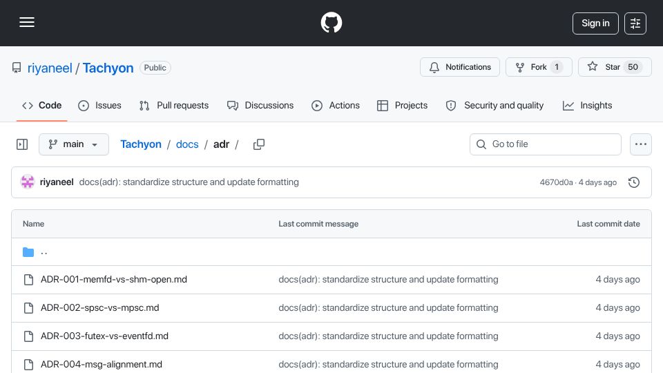 Screenshot of github.com: Bypassing the kernel for 56ns cross-language IPC