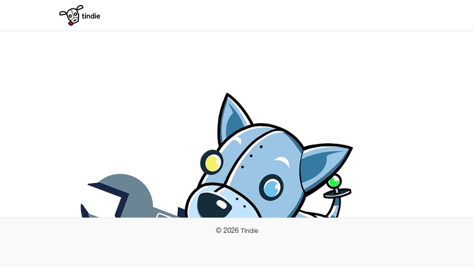 Screenshot of tindie.com: Tindie store under "scheduled maintenance" for days