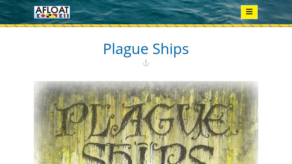 Screenshot of afloat.com.au: Plague Ships (2020)