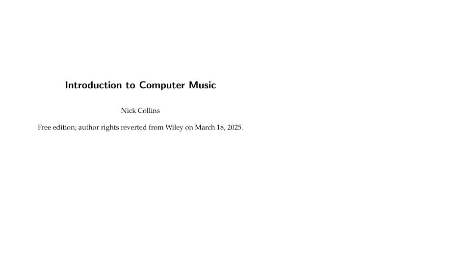 Screenshot of composerprogrammer.com: Introduction to Computer Music (2009) [pdf]