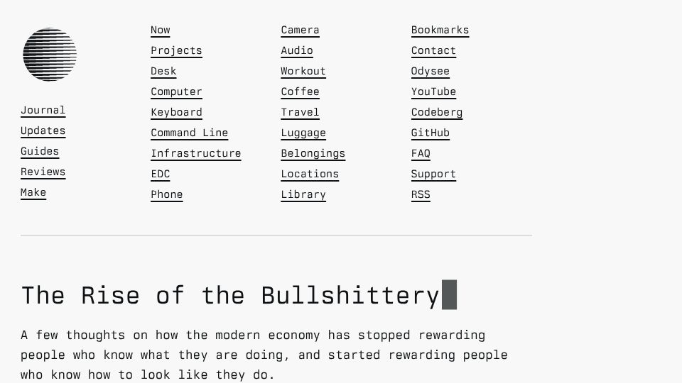 Screenshot of xn--gckvb8fzb.com: The Rise of the Bullshittery