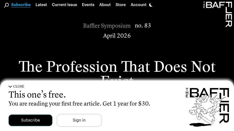 Screenshot of thebaffler.com: Up in Smoke