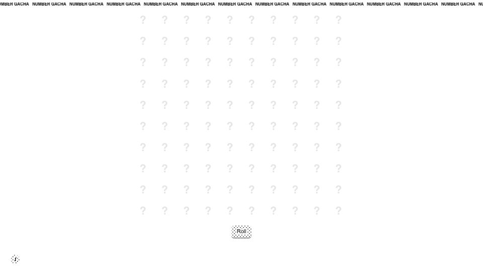 Screenshot of isabisabel.com: Show HN: Number Gacha, a gacha game distilled to its essence