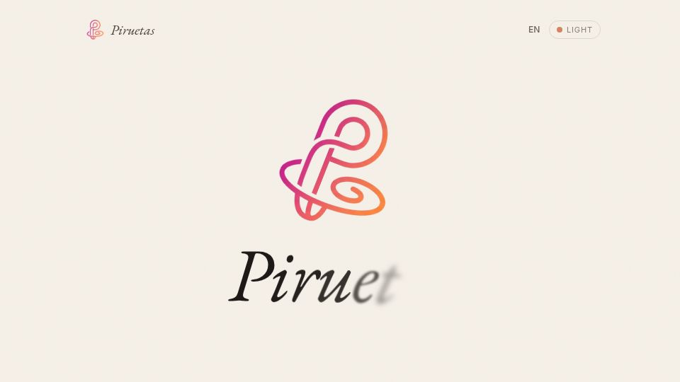 Screenshot of piruet.app: Show HN: Piruetas – A self-hosted diary app I built for my girlfriend