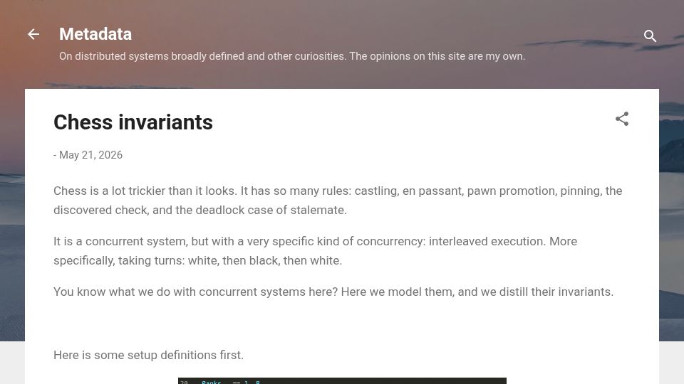Screenshot of muratbuffalo.blogspot.com: Chess invariants