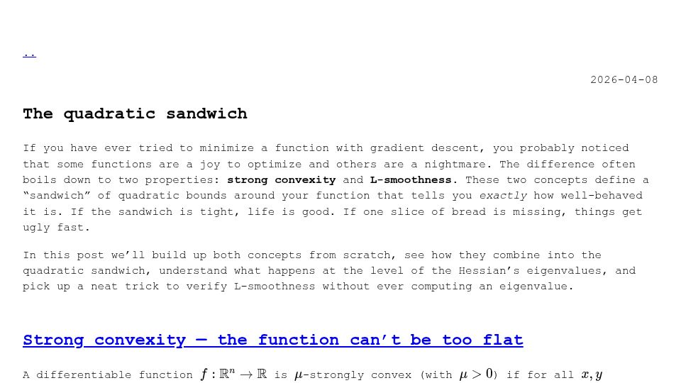 Screenshot of fedemagnani.github.io: The quadratic sandwich