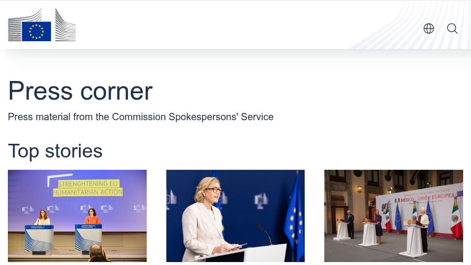 Screenshot of ec.europa.eu: Commission fines Temu €200M for breaching the Digital Services Act