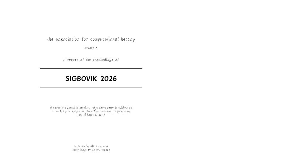 Screenshot of sigbovik.org: A Probabilistic Algorithm for Repairing All Roads in Lebanon via Papal Visits (2025)