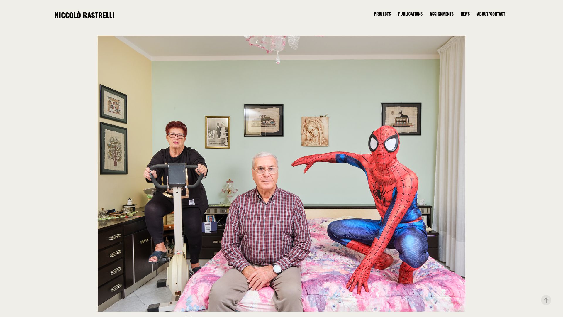 Screenshot of niccolorastrelli.com: They don't look like me