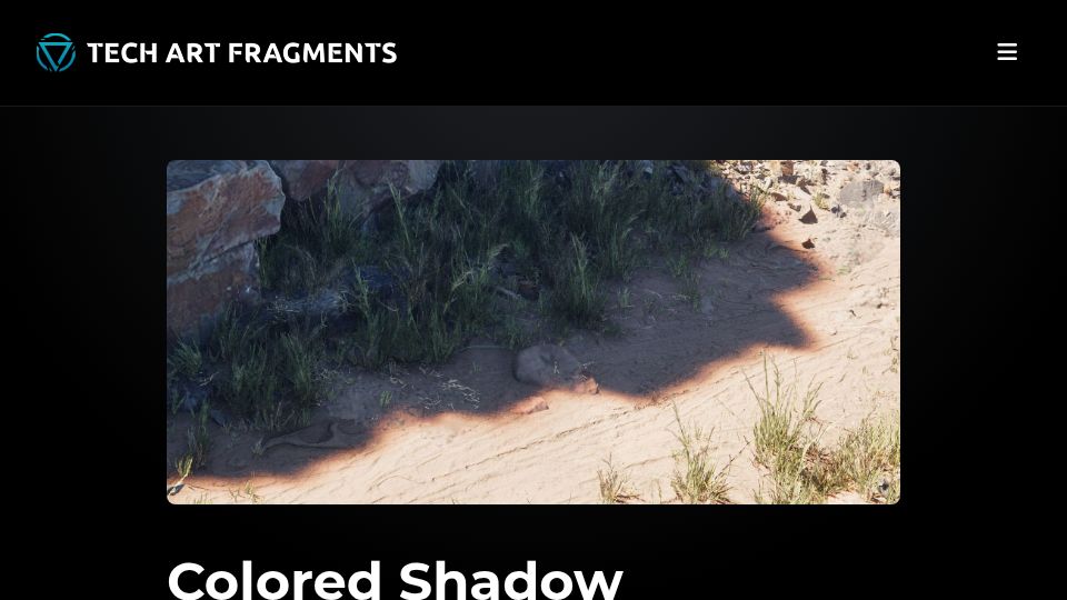 Screenshot of chosker.github.io: Colored Shadow Penumbra