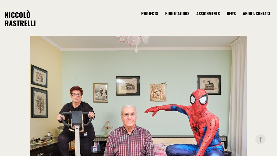 Screenshot of niccolorastrelli.com: They don't look like me