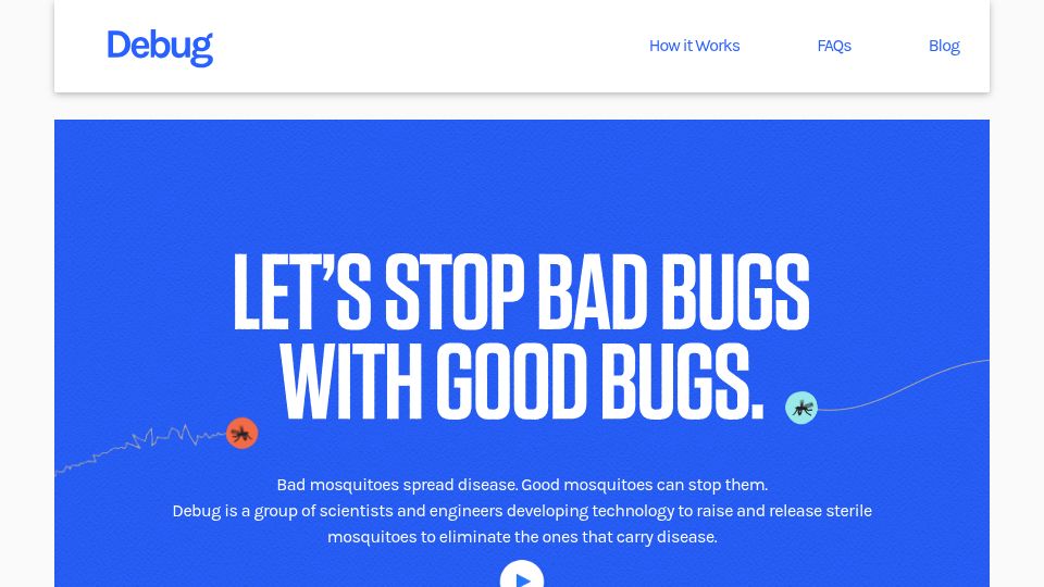 Screenshot of debug.com: Debug Project