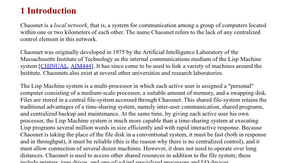 Screenshot of tumbleweed.nu: Chaosnet (1981)