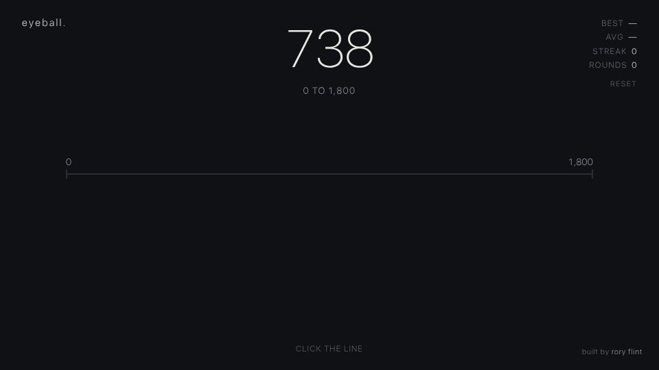 Screenshot of eyeball.rory.codes: Show HN: Eyeball