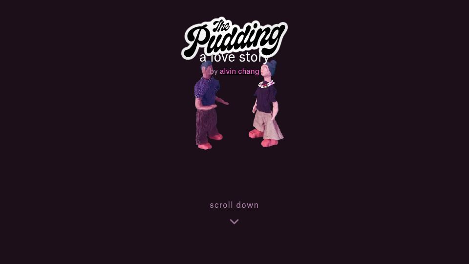 Screenshot of pudding.cool: A Love Story