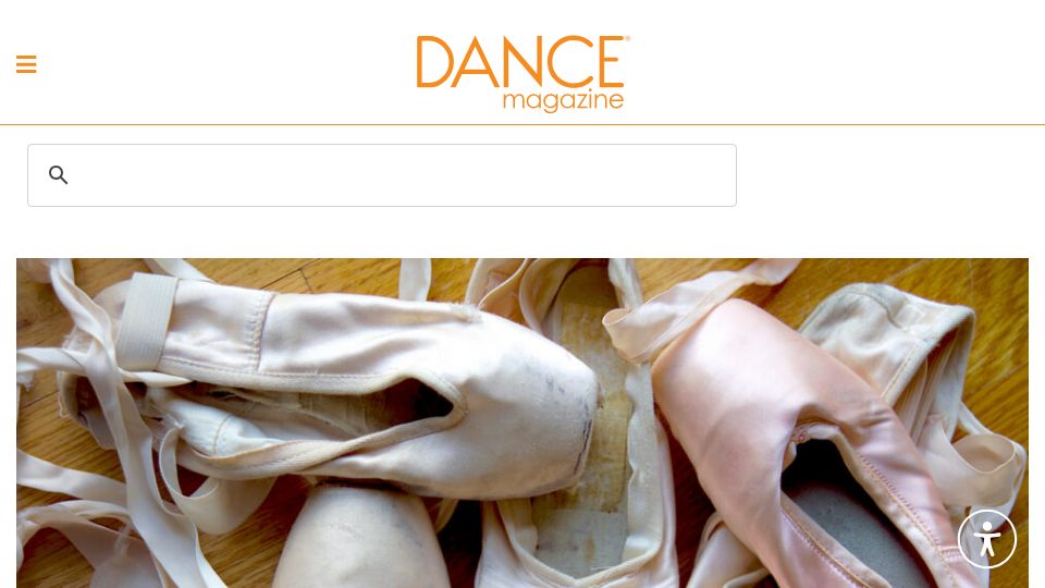 Screenshot of dancemagazine.com: Why has the pointe shoe been so resistant to change?
