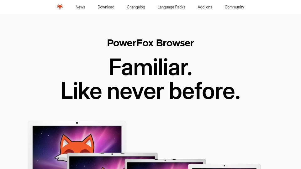 Screenshot of powerfox.jazzzny.me: PowerFox Browser