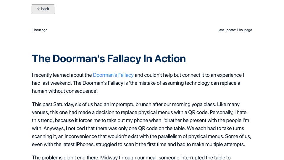 Screenshot of rozumem.xyz: The Doorman's Fallacy in action