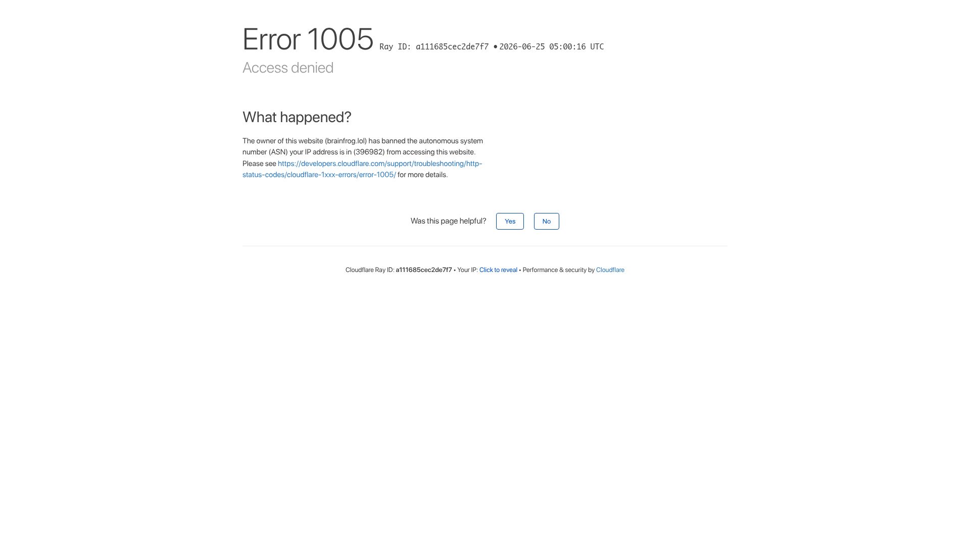 Screenshot of brainfrog.lol: Show HN: Brain Frog – Can you be random enough for 11 lines of JavaScript?