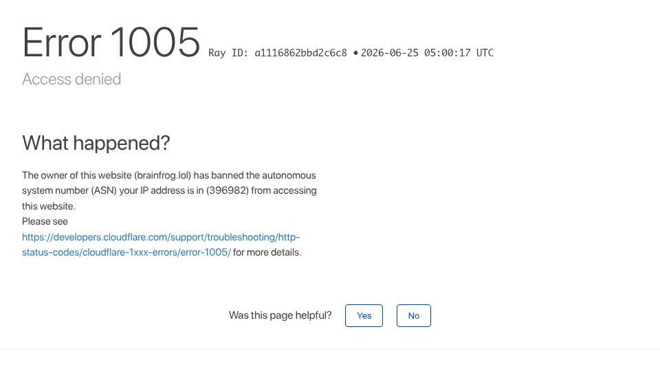 Screenshot of brainfrog.lol: Show HN: Brain Frog – Can you be random enough for 11 lines of JavaScript?