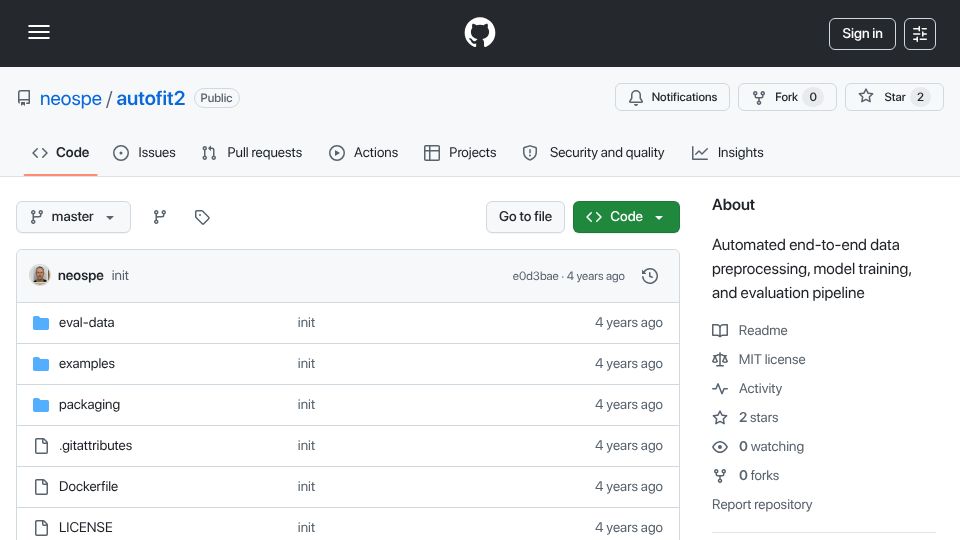 Screenshot of github.com: Show HN: Autofit2 – End-to-end pipeline for multilingual text classification